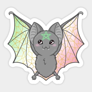 Christmas Bat Sticker